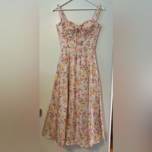 House of CB Roselle Pink Floral Dress